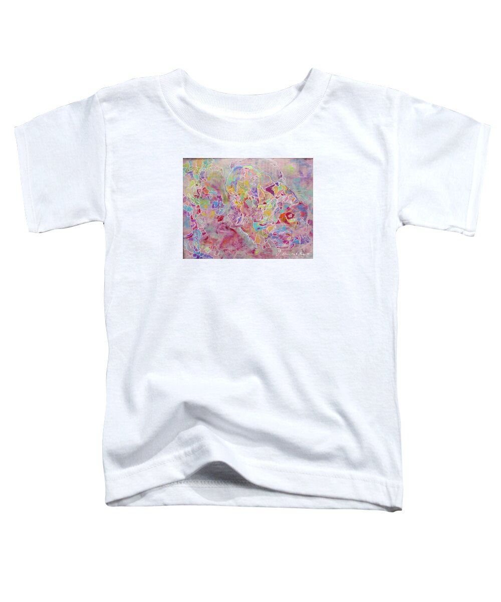 Wall Art Toddler T-Shirt featuring the painting In a Dream by Ellen Palestrant