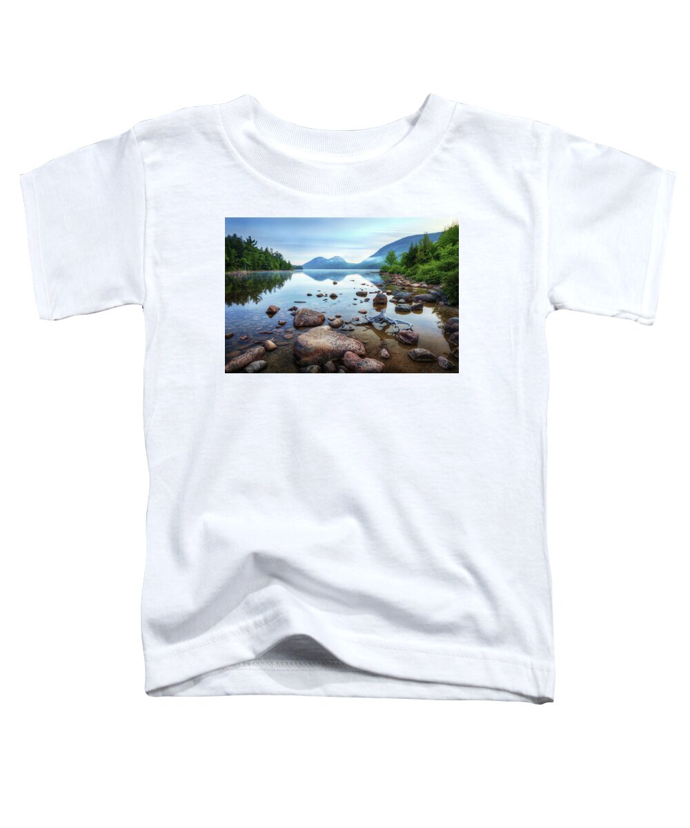 Acadia National Park Toddler T-Shirt featuring the photograph Jordan Pond 0471 by Greg Hartford