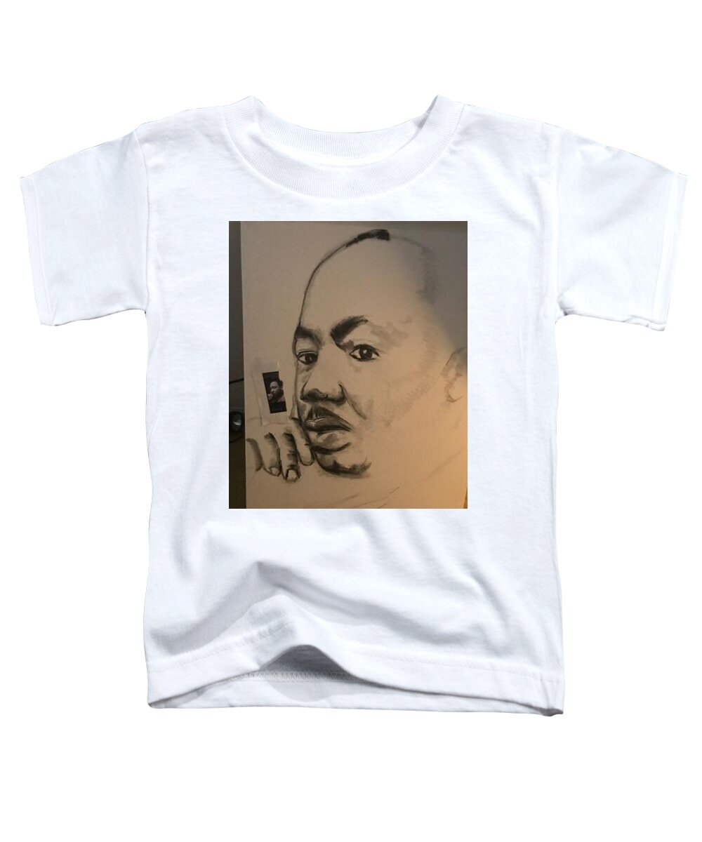  Toddler T-Shirt featuring the drawing King by Angie ONeal