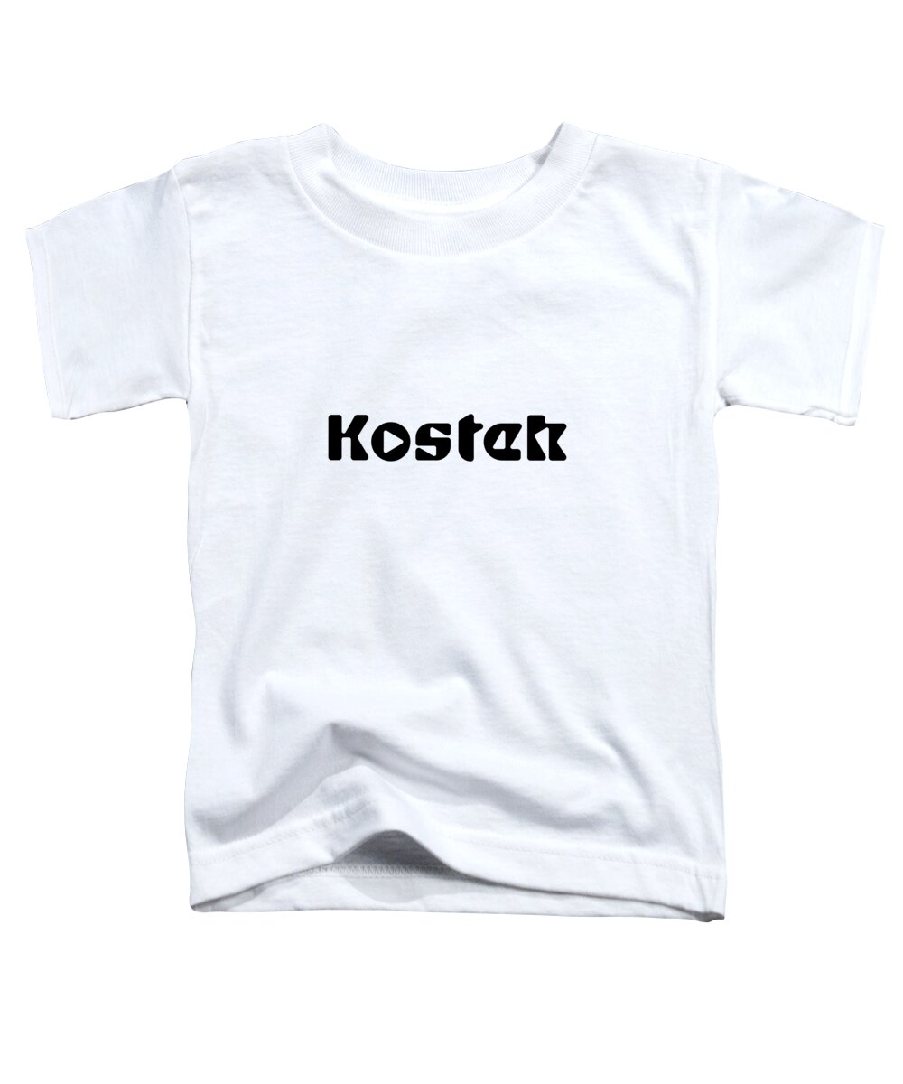 Kostek Toddler T-Shirt featuring the digital art Kostek by TintoDesigns