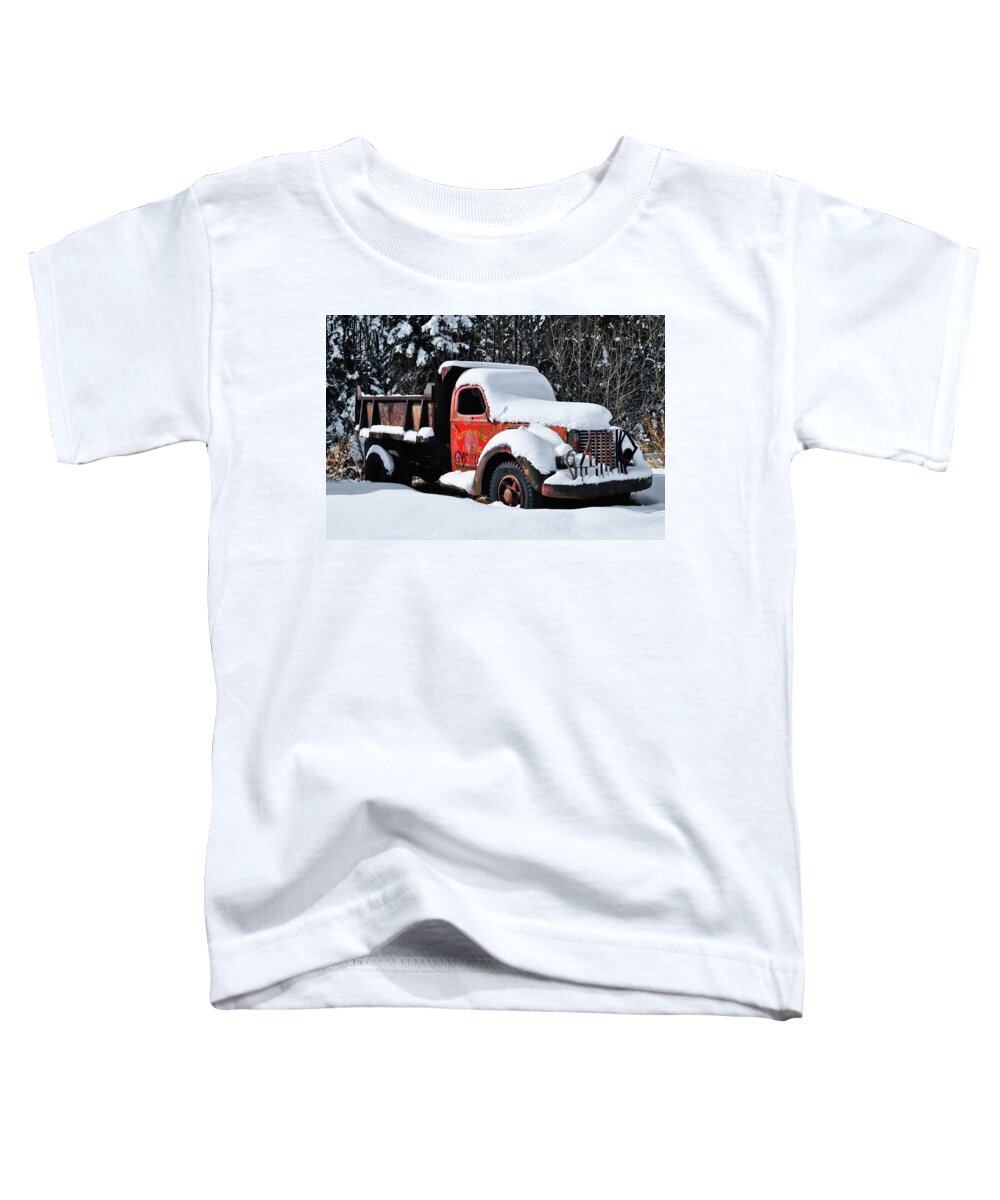 Duluth Toddler T-Shirt featuring the photograph Lake Superior Truck by Kyle Hanson
