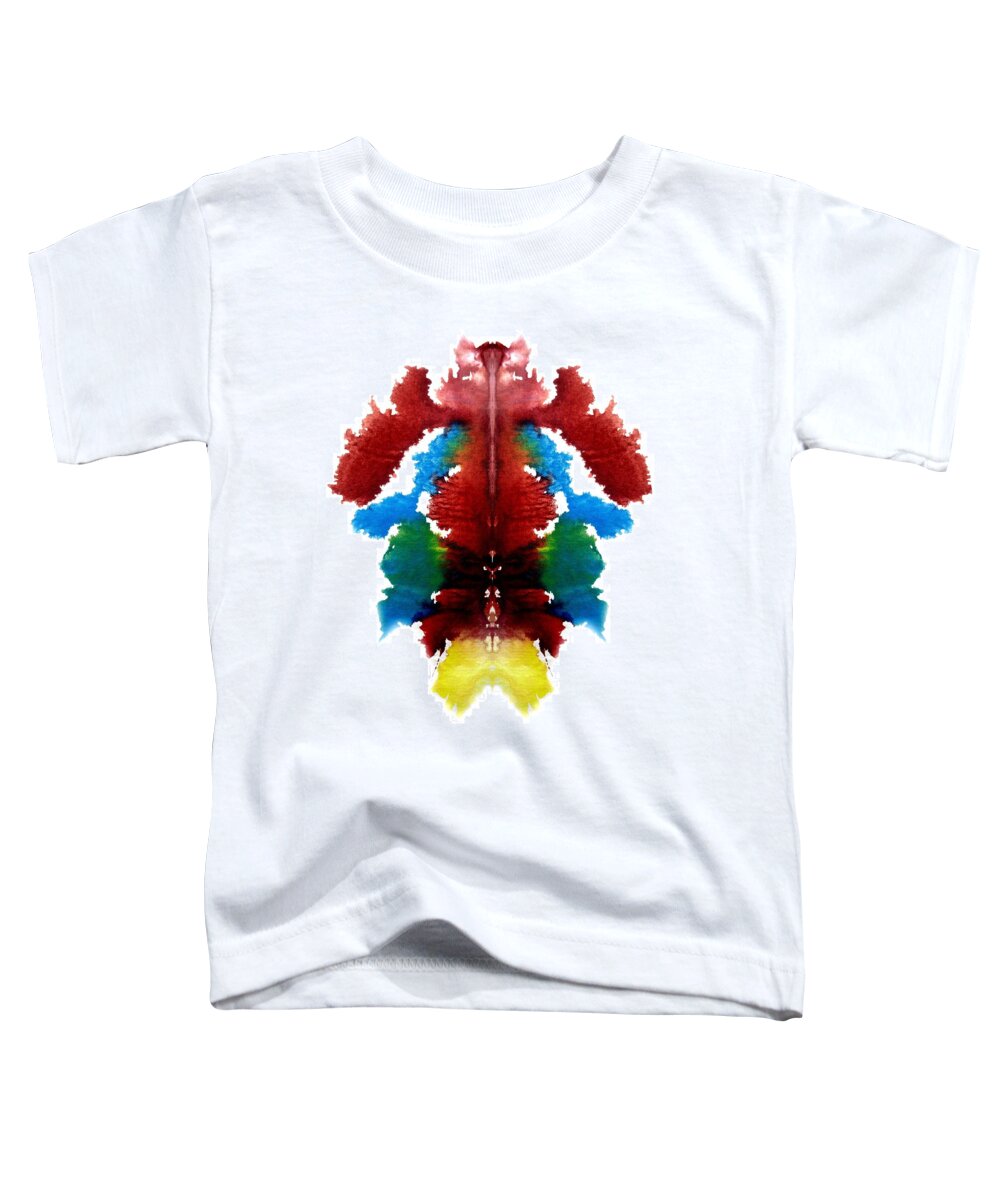 Abstract Toddler T-Shirt featuring the painting Leo Holistic by Stephenie Zagorski