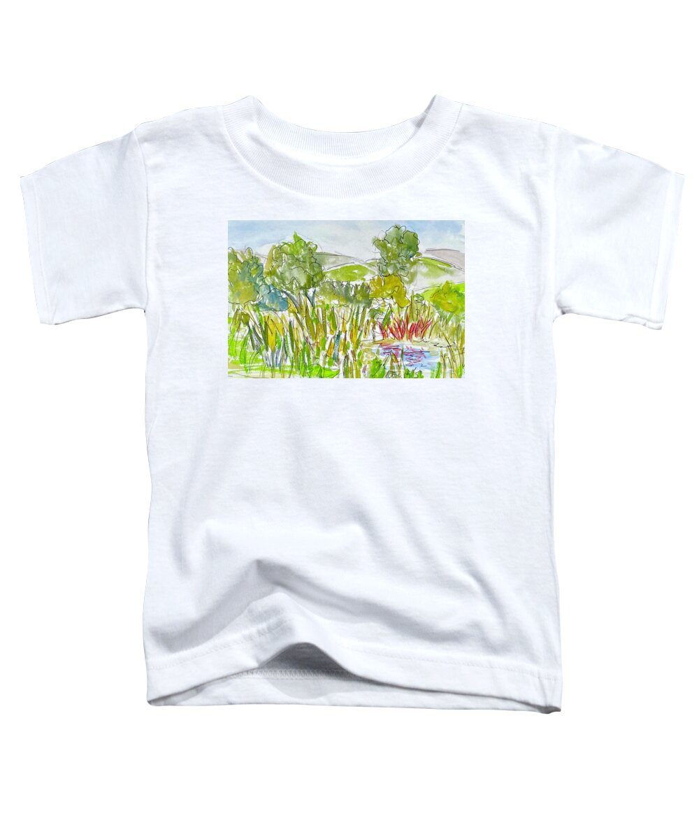  Toddler T-Shirt featuring the painting Lily Pons 2 by John Macarthur