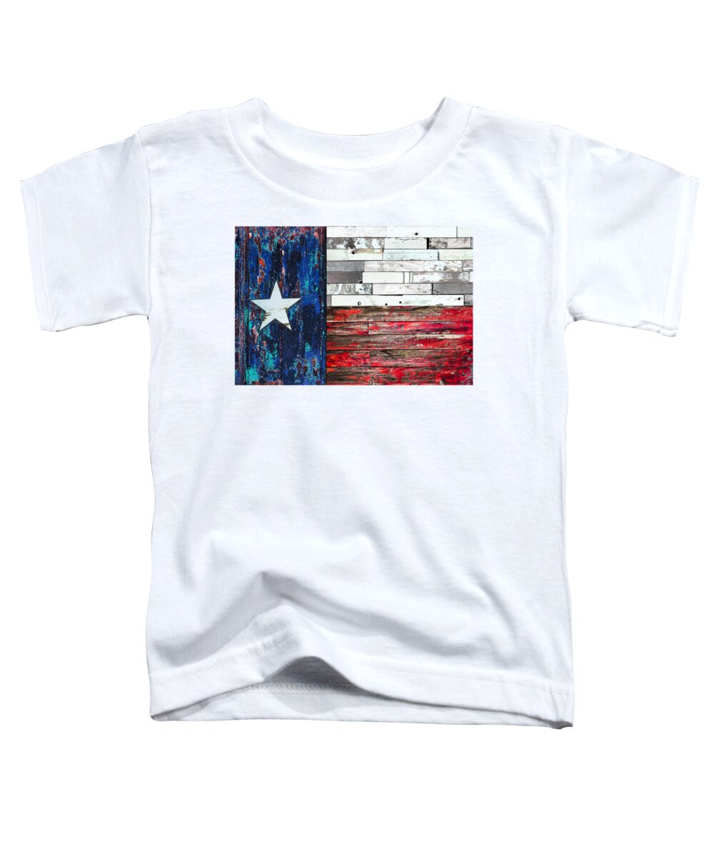 Texas Toddler T-Shirt featuring the photograph Lone Star, Texas flag by Delphimages Flag Creations