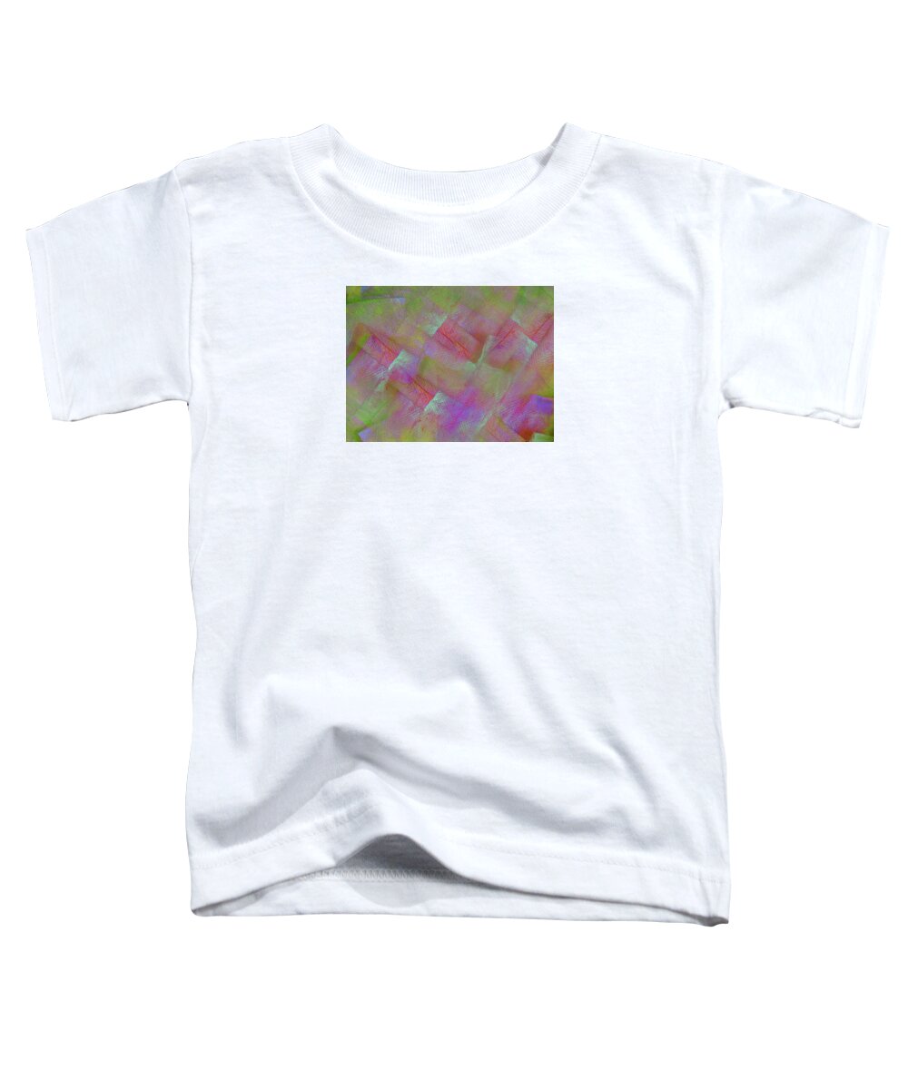 Abstract Toddler T-Shirt featuring the digital art Luka Abstract 222 by Corinne Carroll