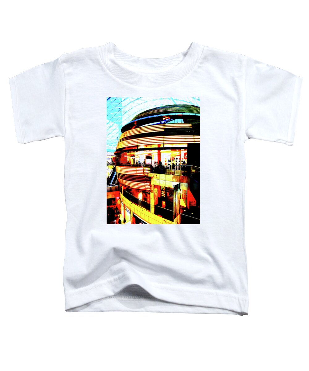 Mall Toddler T-Shirt featuring the photograph Mall In Warsaw, Poland 14 by John Siest