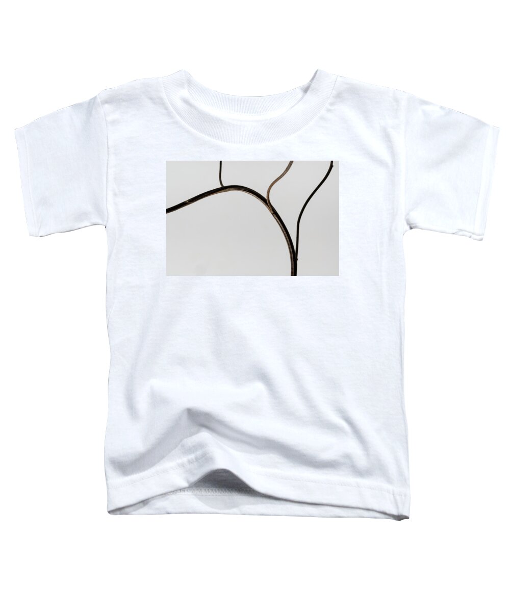 Geomety Toddler T-Shirt featuring the photograph Minimalist branch by Martin Vorel Minimalist Photography