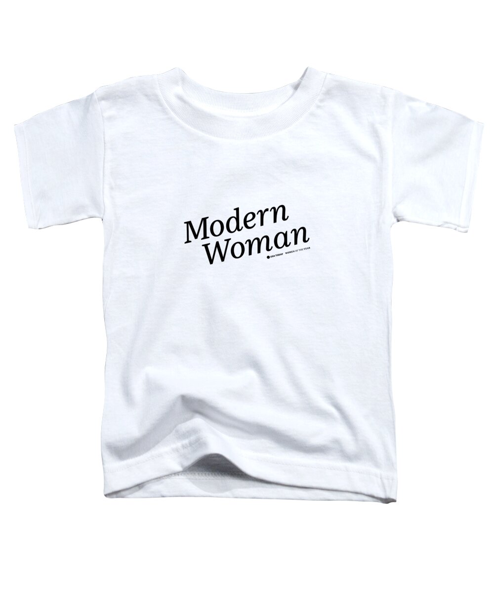 Usa Today Toddler T-Shirt featuring the digital art Modern Woman Black by Gannett Co