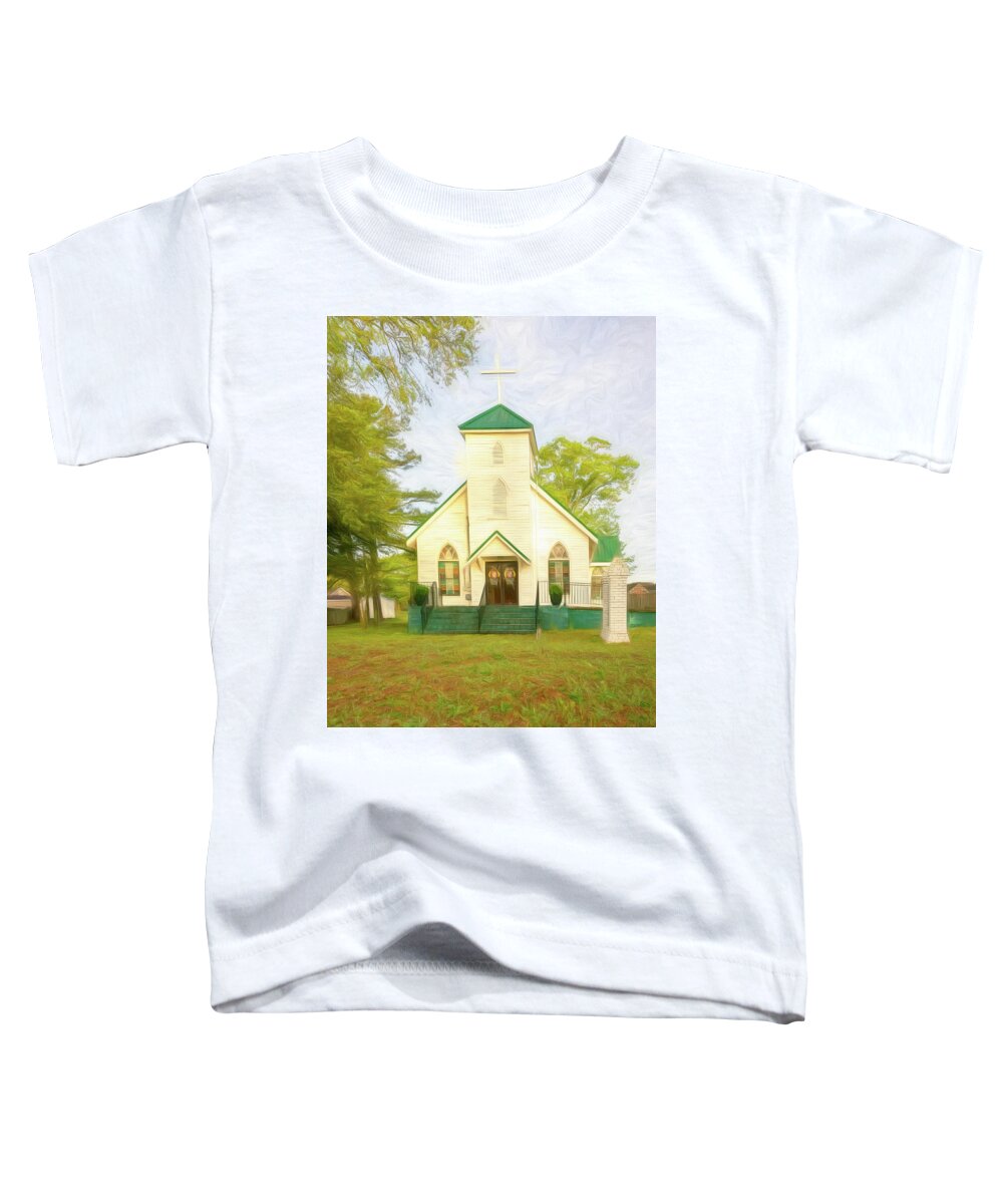 Wilmington Toddler T-Shirt featuring the photograph Mount Pilgrim Painted by John Kirkland