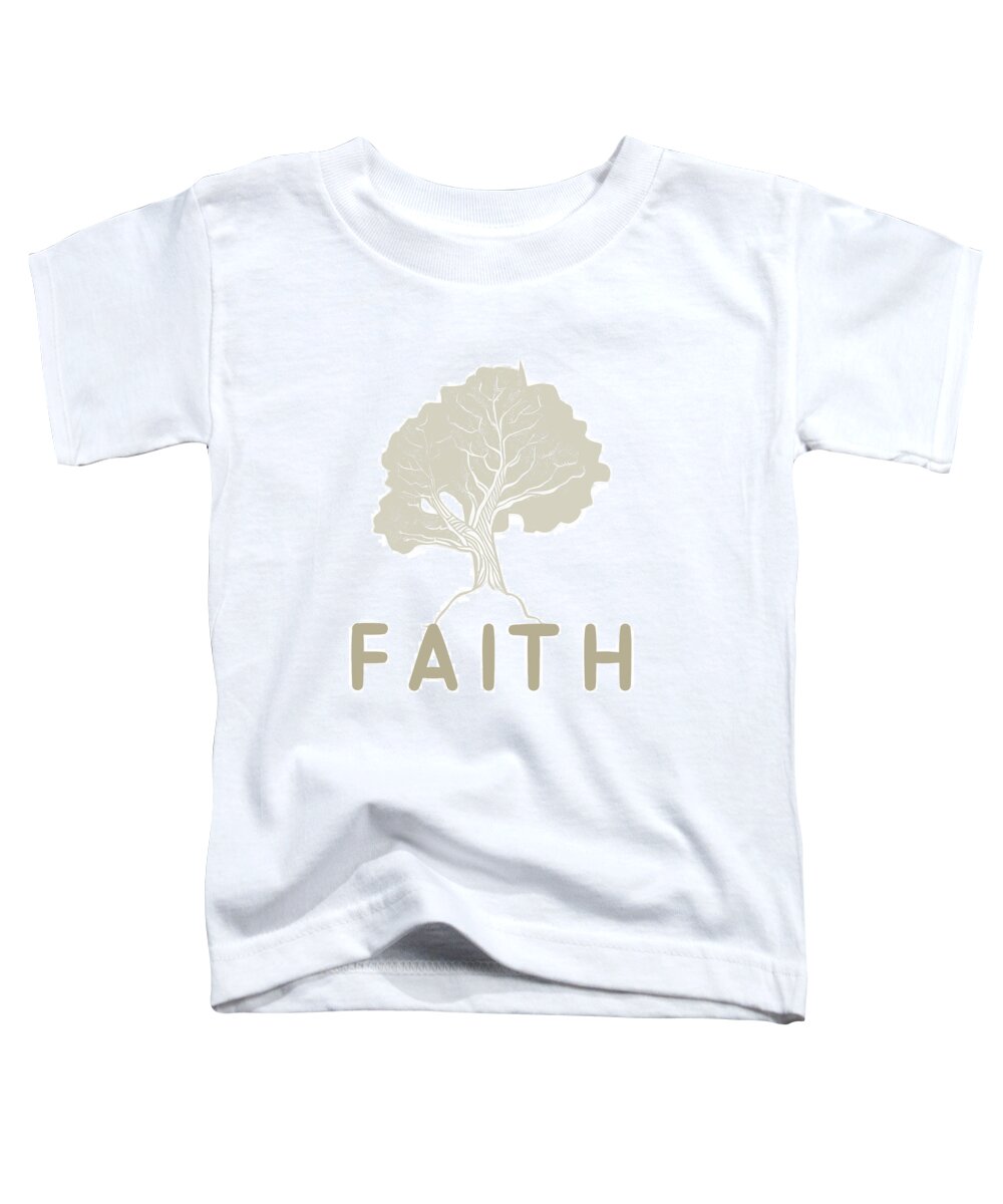 Mustard Seed Tree Toddler T-Shirt featuring the digital art Mustard Seed Parable by Bob Pardue