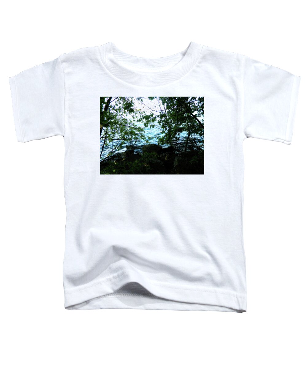 My New Spot Toddler T-Shirt featuring the photograph My New Spot 2 by Cyryn Fyrcyd