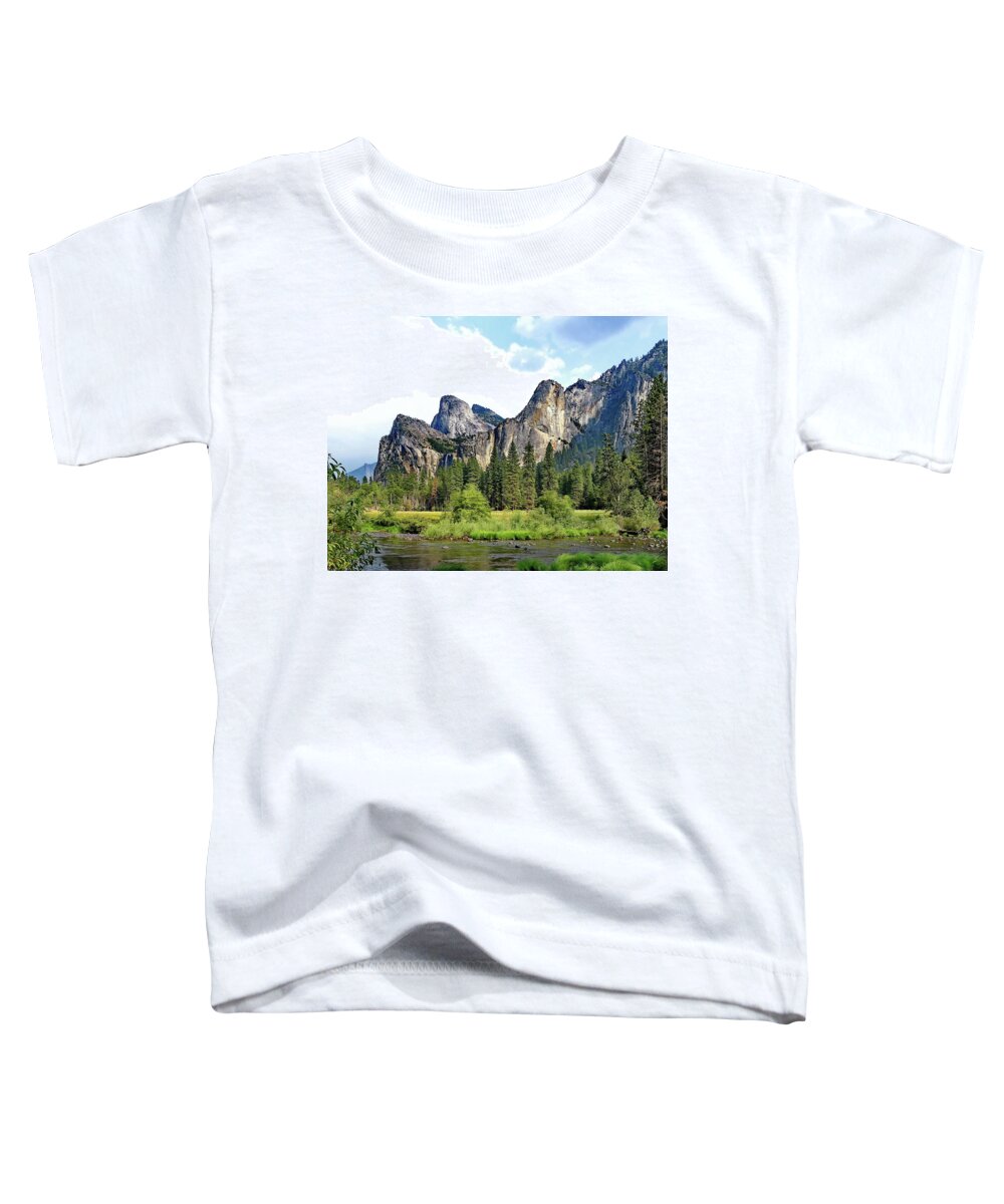 Yosemite National Park Toddler T-Shirt featuring the photograph Natural Beauty of Yosemite by Lyuba Filatova