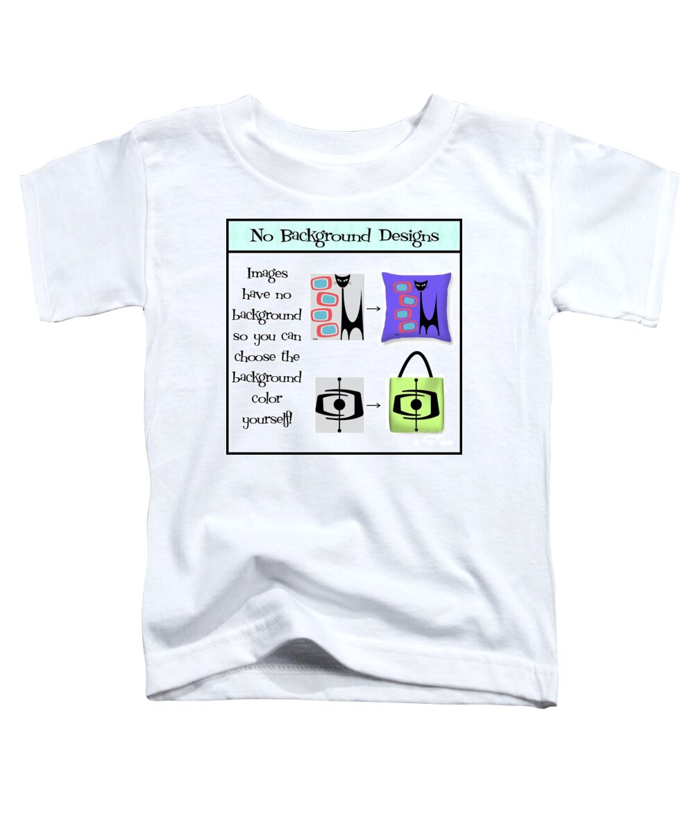  Toddler T-Shirt featuring the digital art New No Background by Donna Mibus