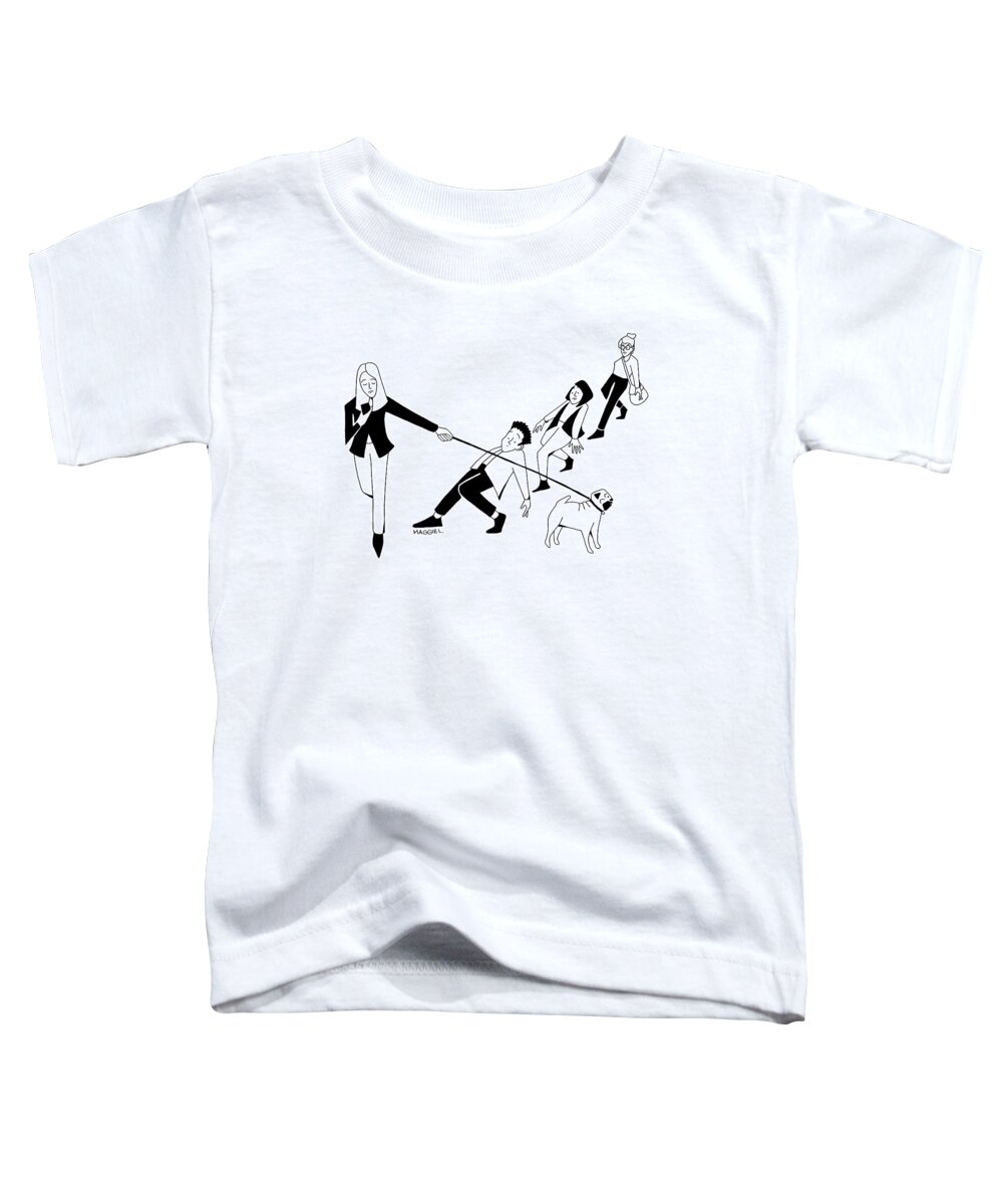 A24924 Toddler T-Shirt featuring the drawing New Yorker August 23, 2021 by Maggie Larson