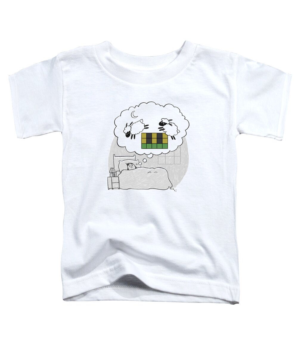 Captionless Toddler T-Shirt featuring the drawing New Yorker January 10, 2022 by Zoe Si