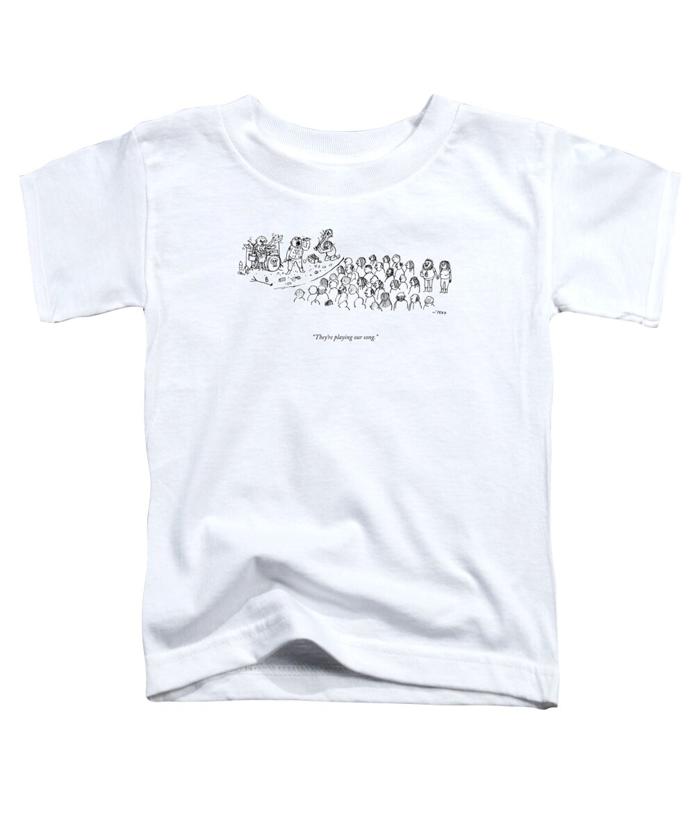 A24034 Toddler T-Shirt featuring the drawing Our Song by Edward Steed