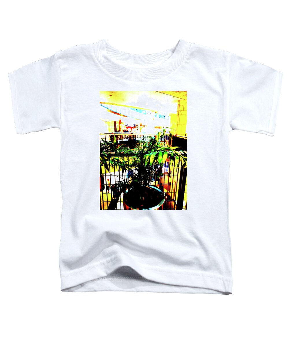 Plant Toddler T-Shirt featuring the photograph Plant In Mall In Warsaw, Poland by John Siest