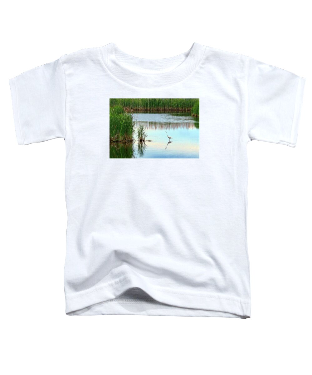 Plum Island Toddler T-Shirt featuring the photograph Plum Island Marsh - No 2 by Nikolyn McDonald