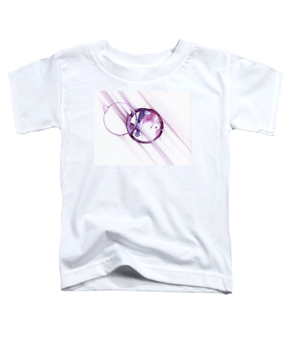 Alcohol Toddler T-Shirt featuring the painting Proximity by KC Pollak