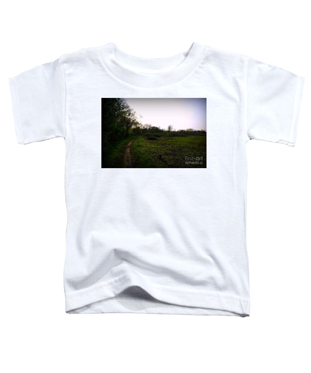 Nature Toddler T-Shirt featuring the photograph Quiet Morning On The Preserve Trail by Frank J Casella