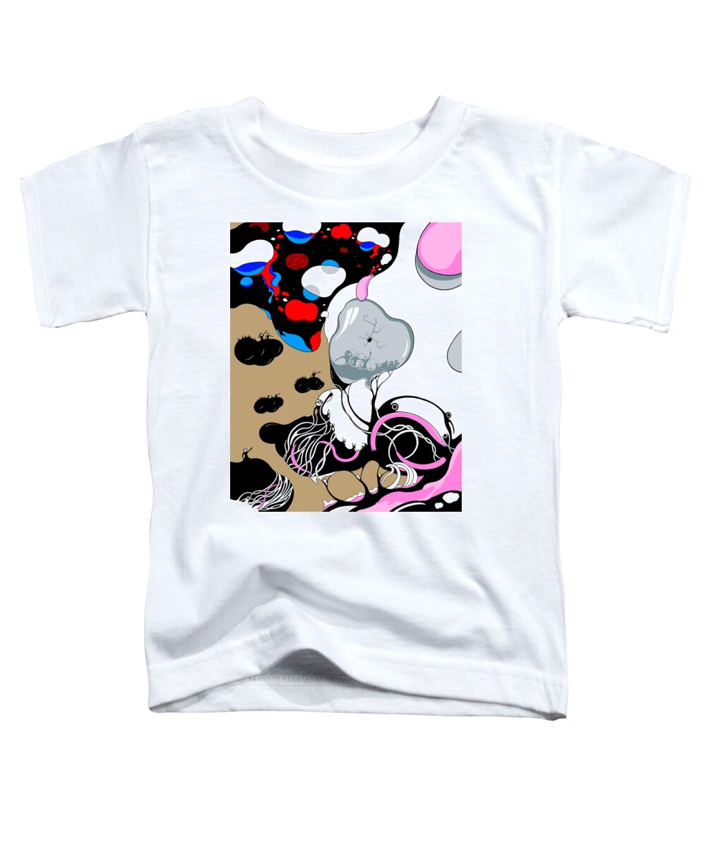 Rat Toddler T-Shirt featuring the digital art Rage by Craig Tilley