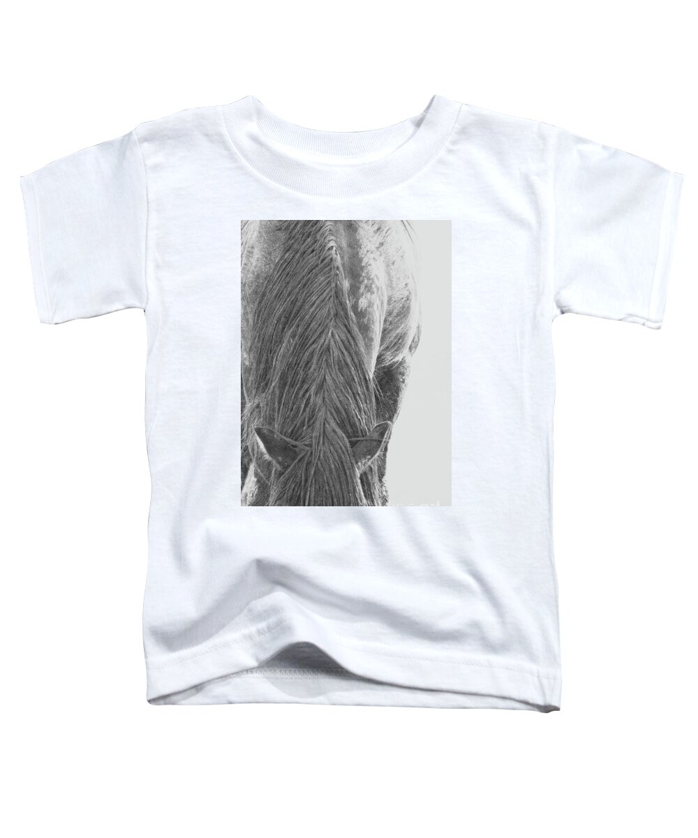 Utah Wild Horse Toddler T-Shirt featuring the photograph Rambo by Tami Boelter
