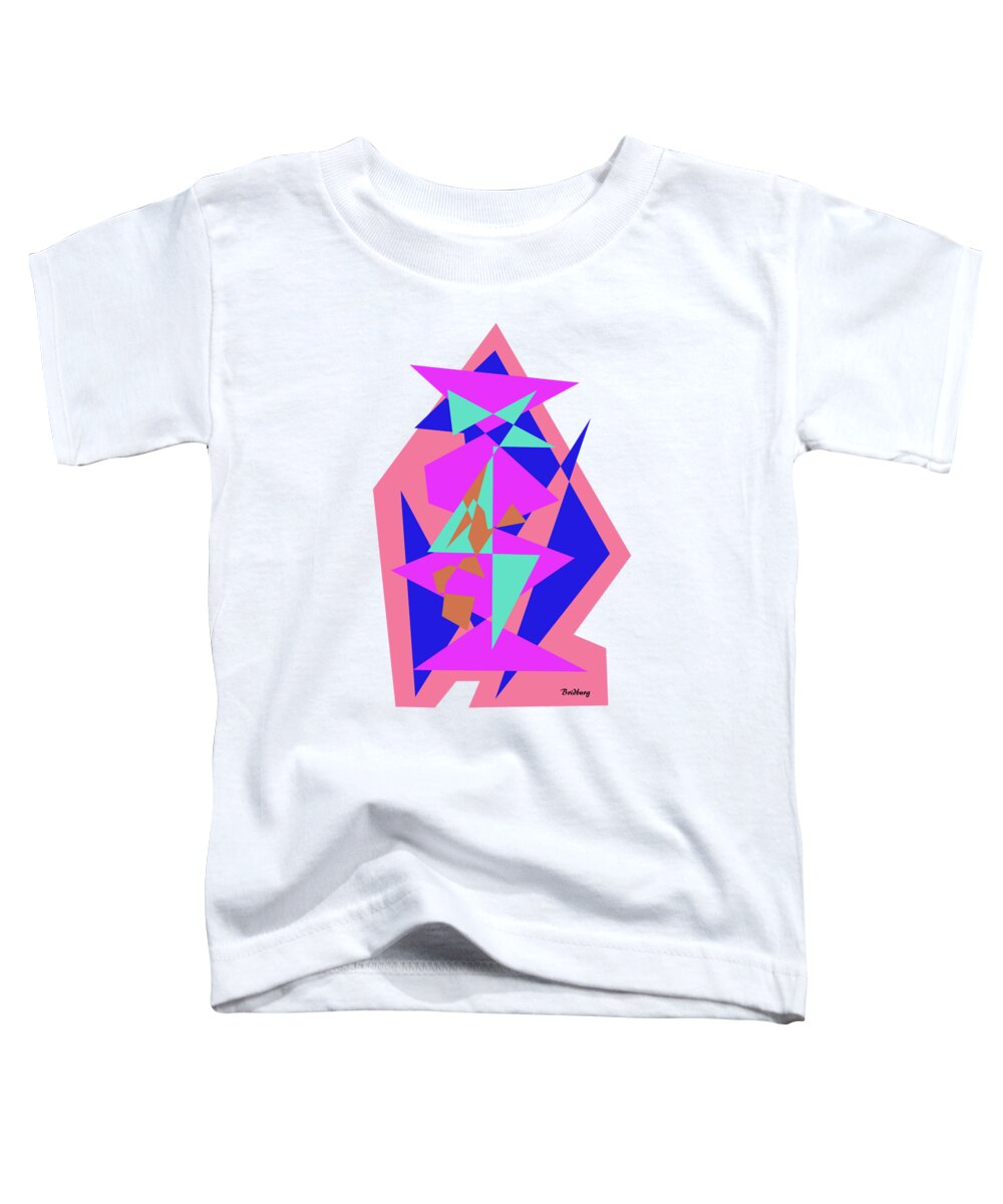 Postmodernism Toddler T-Shirt featuring the digital art Recent 27 by David Bridburg