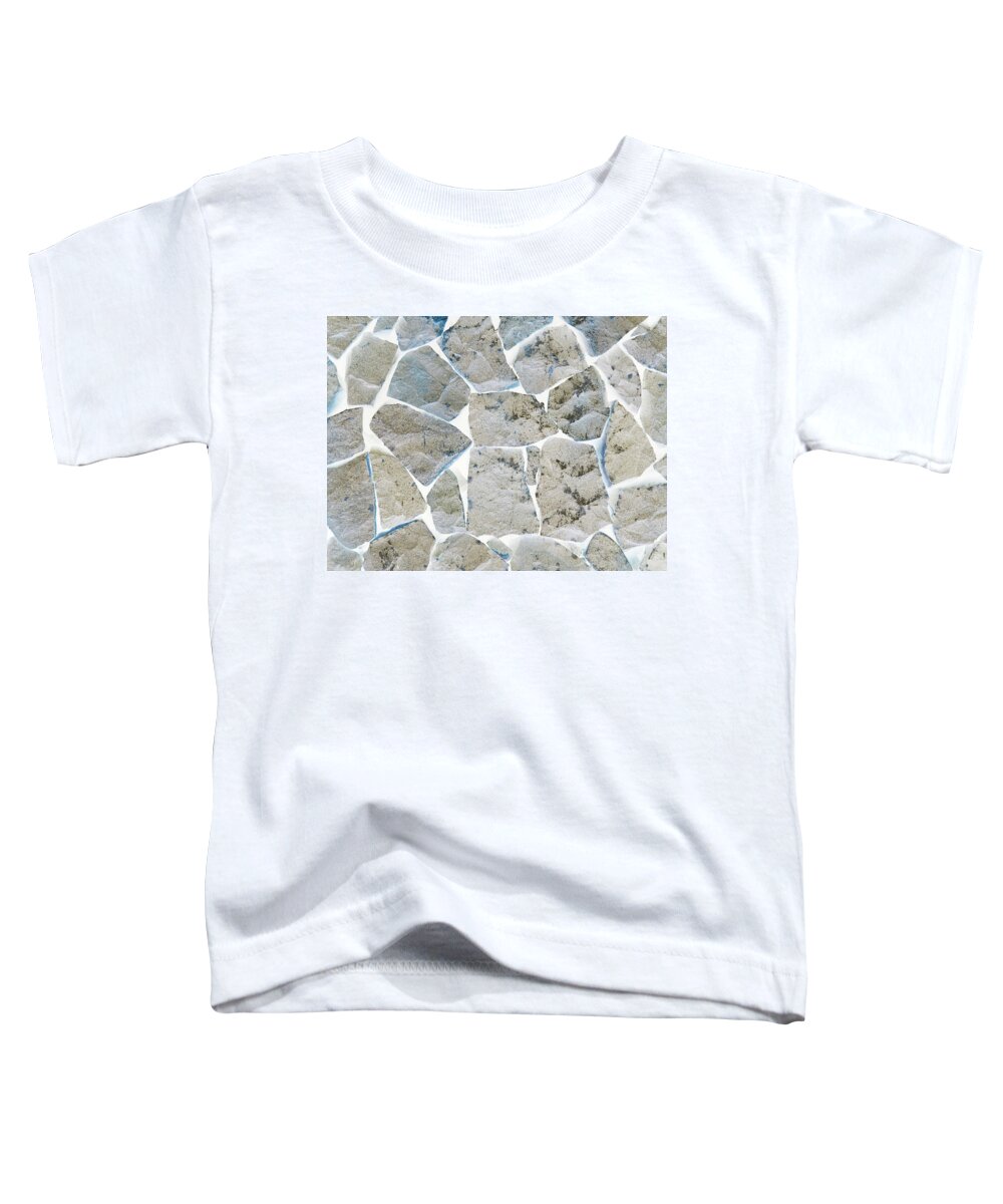 Camaya Coast Toddler T-Shirt featuring the digital art Rock Wall Reversed by David Desautel