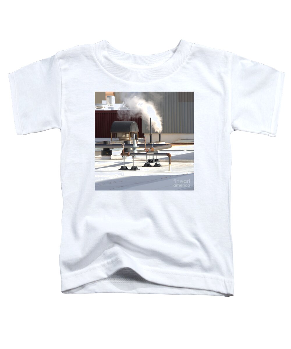 Rooftop Toddler T-Shirt featuring the photograph Rooftop Variety by Kae Cheatham