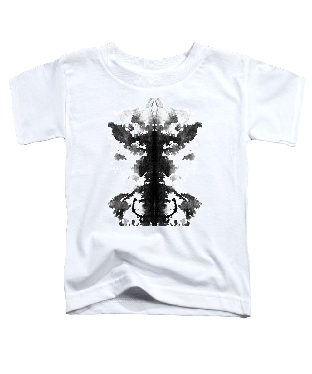 Abstract Toddler T-Shirt featuring the painting Shadows of suffering by Stephenie Zagorski