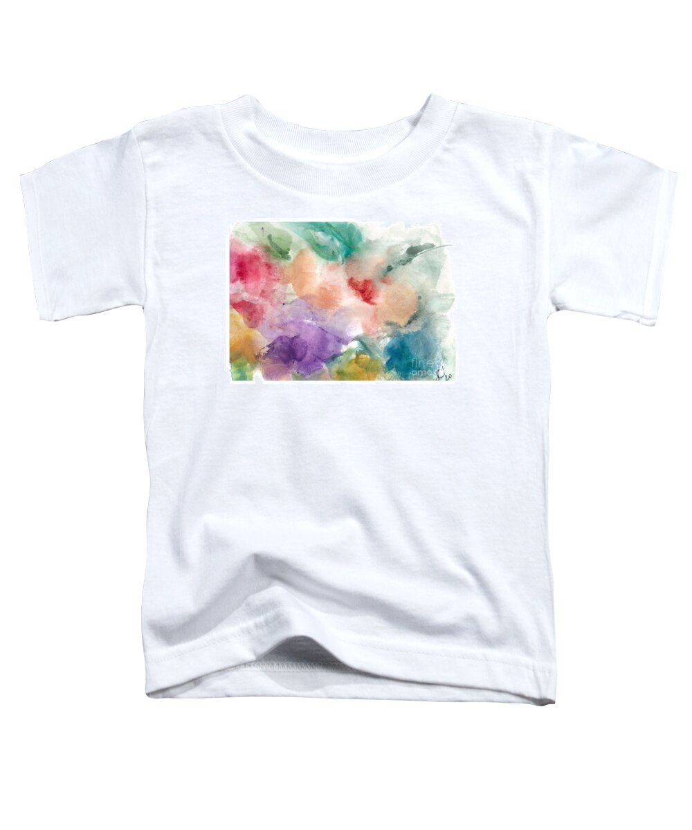 Water Toddler T-Shirt featuring the painting Sky by Loretta Coca
