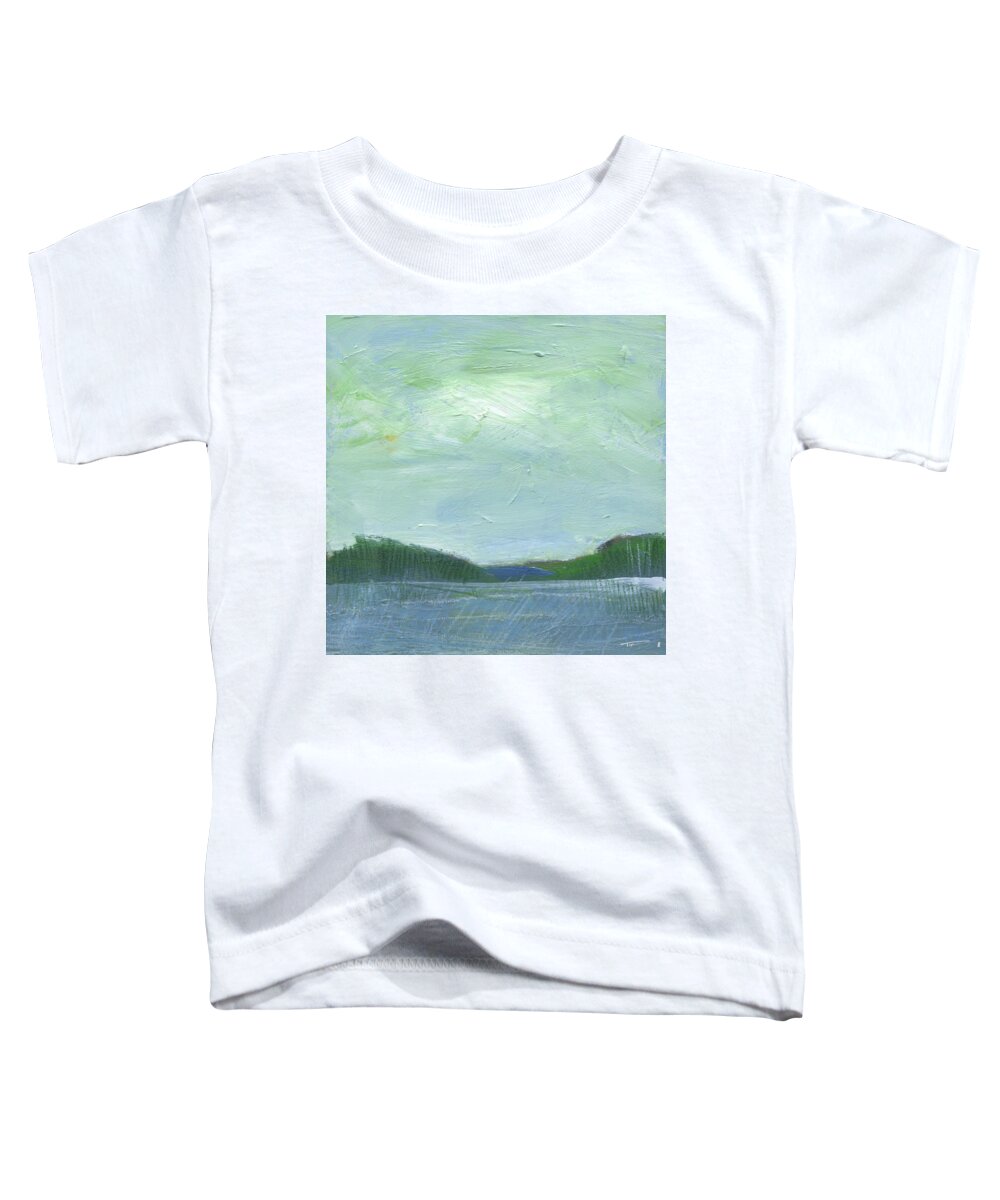 Water Toddler T-Shirt featuring the painting Skyscape #7 by Tim Nyberg