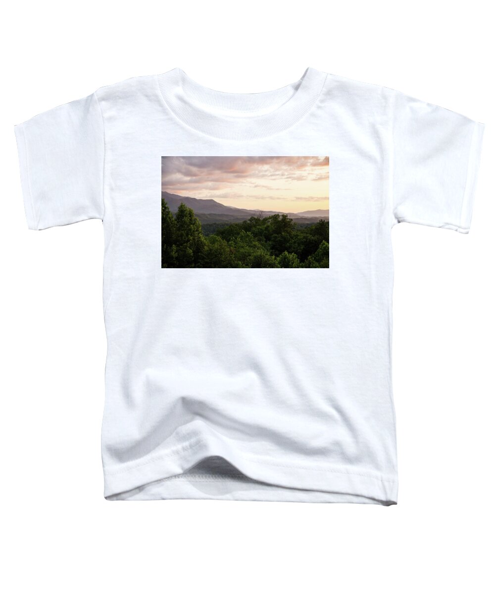 Mountain Toddler T-Shirt featuring the photograph Smoky Mountain Sunset by Jessica Brown