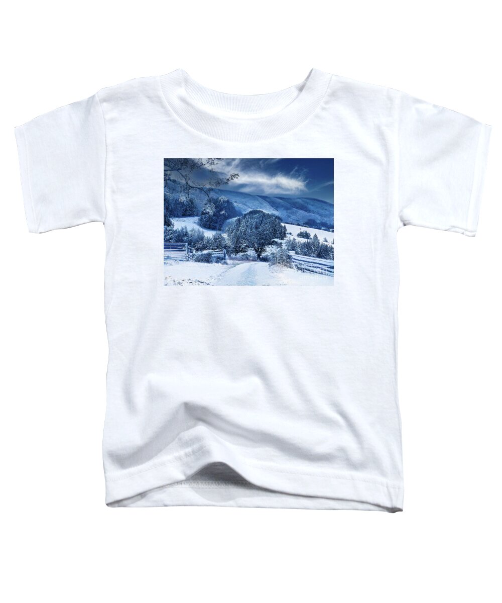 Snow Toddler T-Shirt featuring the photograph Snowed Up and Snowed On by Jack Torcello
