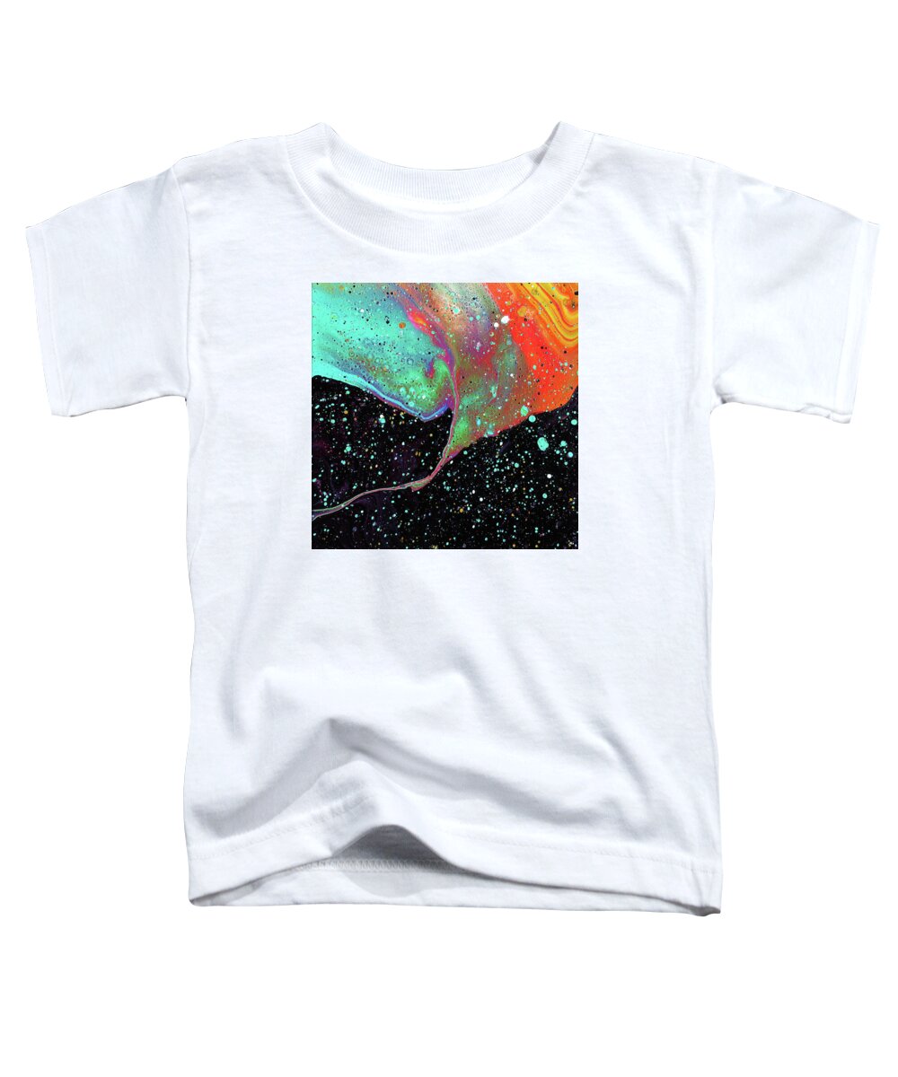 Abstract Toddler T-Shirt featuring the painting So Far Away by Meghan Elizabeth