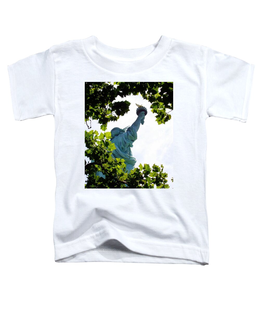 Statue Of Liberty Toddler T-Shirt featuring the photograph Statue of Liberty by Thomas Schroeder