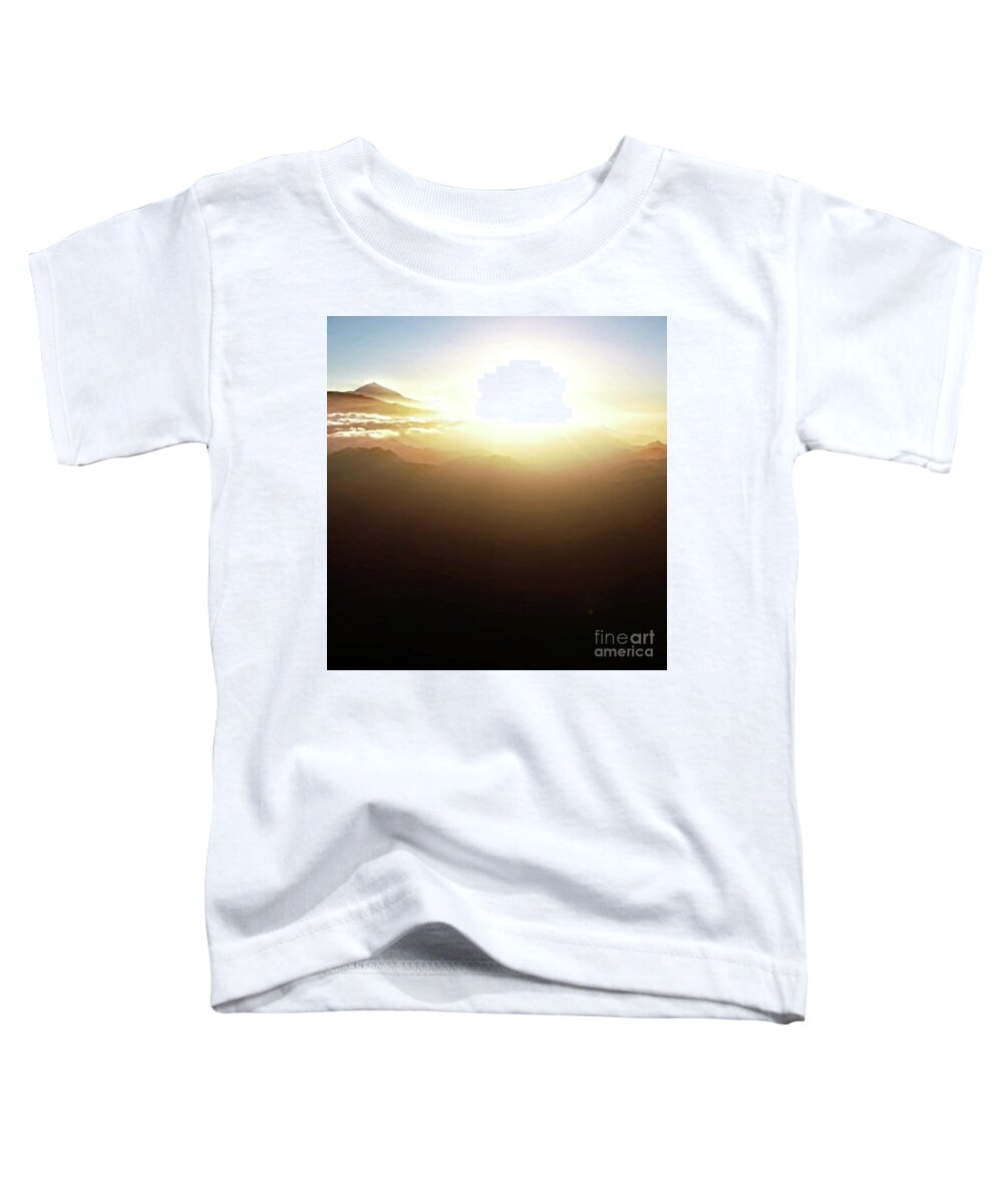 Flower Toddler T-Shirt featuring the photograph sun by Yvonne Padmos
