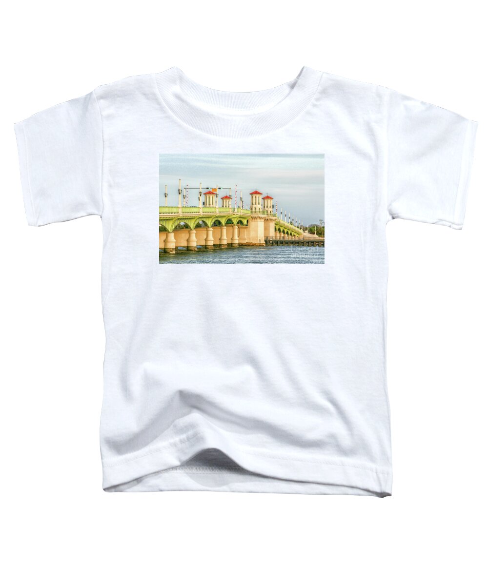 Bridge Toddler T-Shirt featuring the photograph The Bridge of Lions View 2 by Jo Ann Gregg
