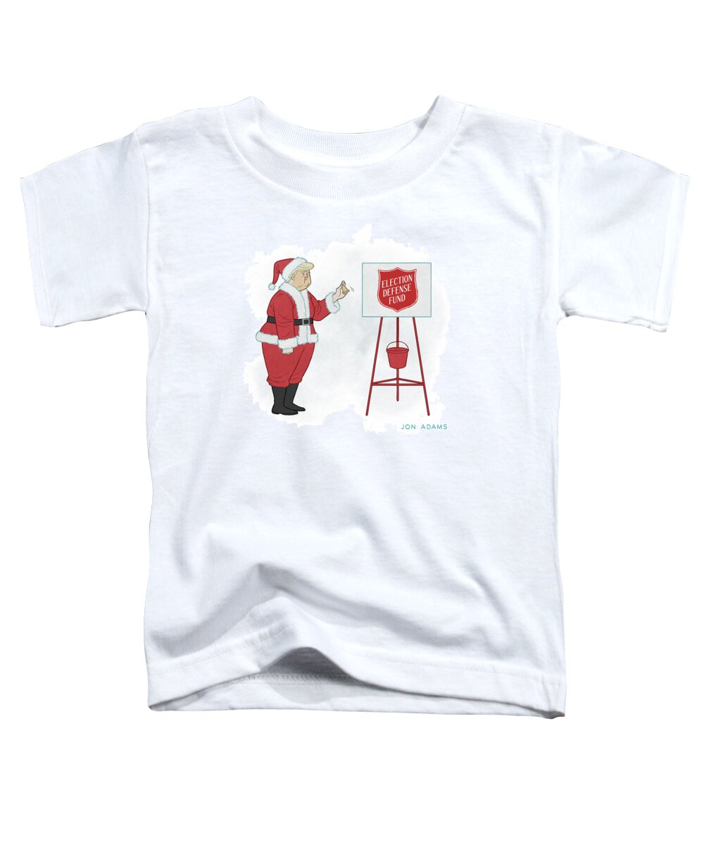 Captionless Toddler T-Shirt featuring the drawing The Sound of the Season by Jon Adams