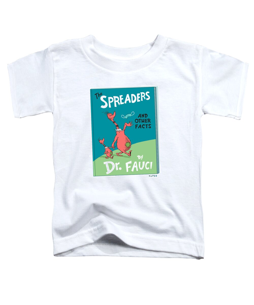 Captionless Toddler T-Shirt featuring the drawing The Spreaders by Peter Kuper