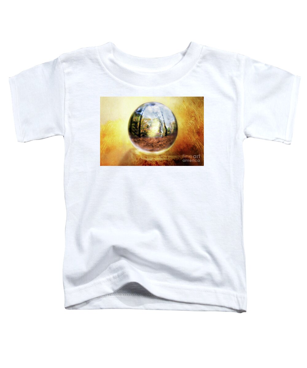 Hocking Hills Toddler T-Shirt featuring the mixed media Through The Looking Glass by Ed Taylor
