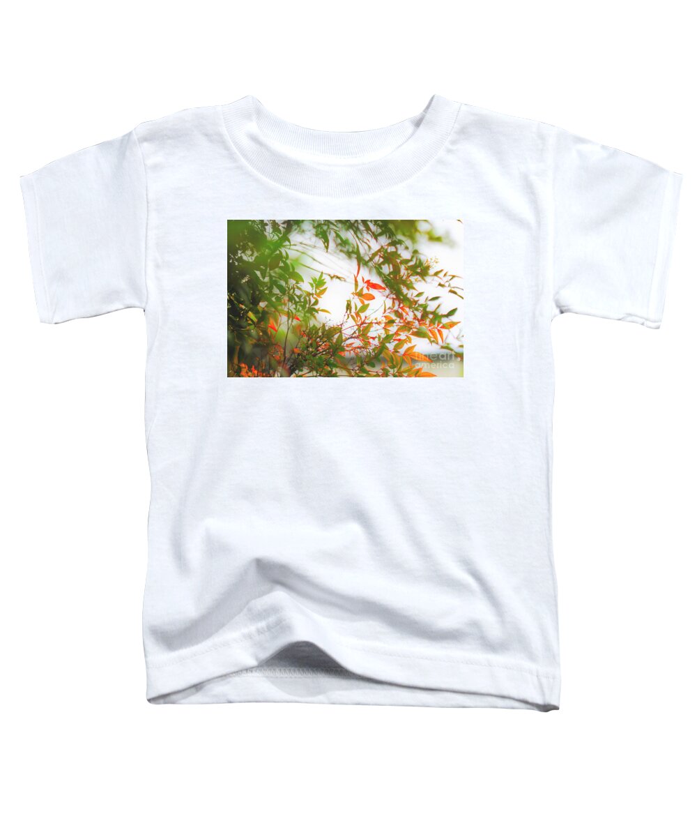 Light Toddler T-Shirt featuring the photograph Veil Of Leaves by Tracey Lee Cassin