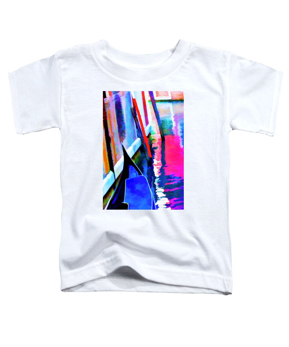 Venice Toddler T-Shirt featuring the photograph Venice Abstract1 by Rochelle Berman