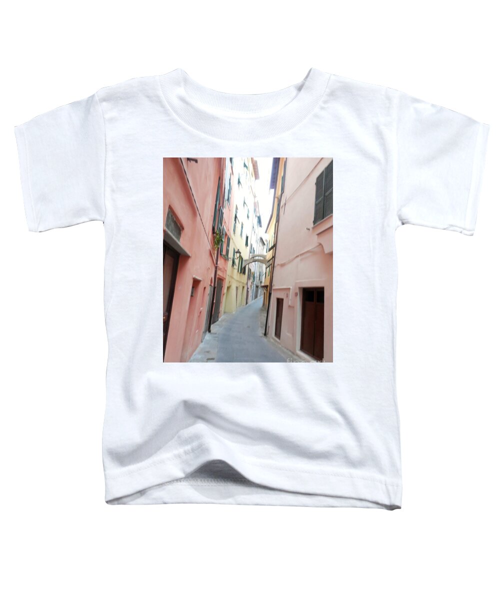 Ventimiglia Toddler T-Shirt featuring the photograph Ventimiglia Old Town by Aisha Isabelle