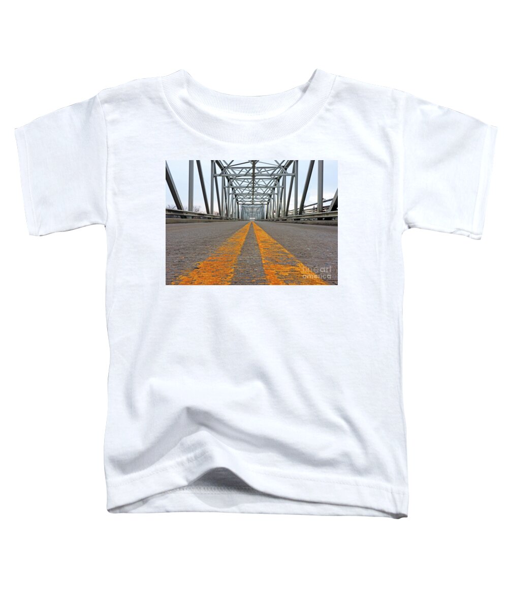Waterville Bridge Toddler T-Shirt featuring the photograph Waterville Bridge 0823 by Jack Schultz