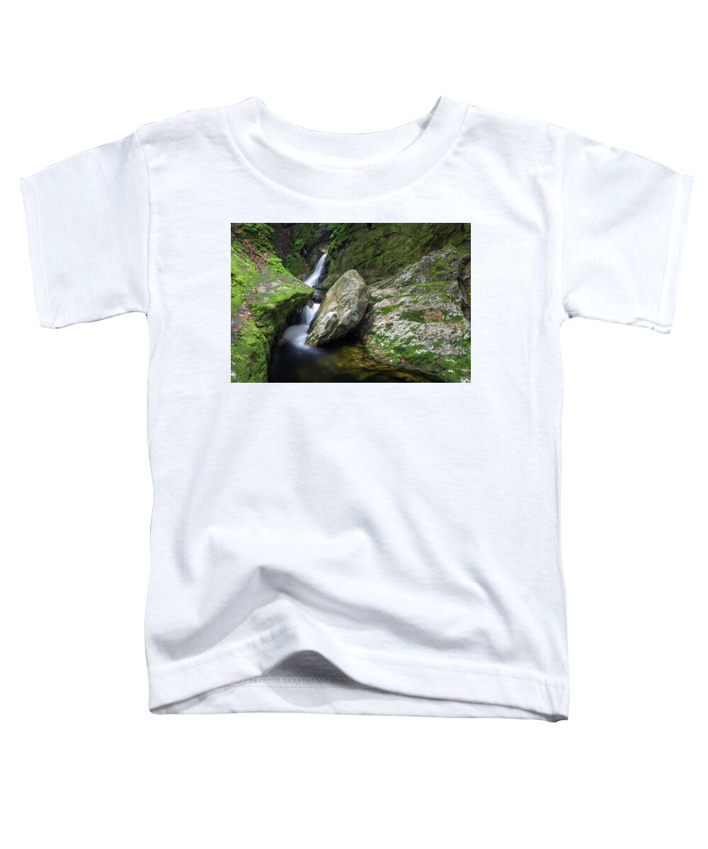 Welton Toddler T-Shirt featuring the photograph Welton Falls Summer Two by White Mountain Images
