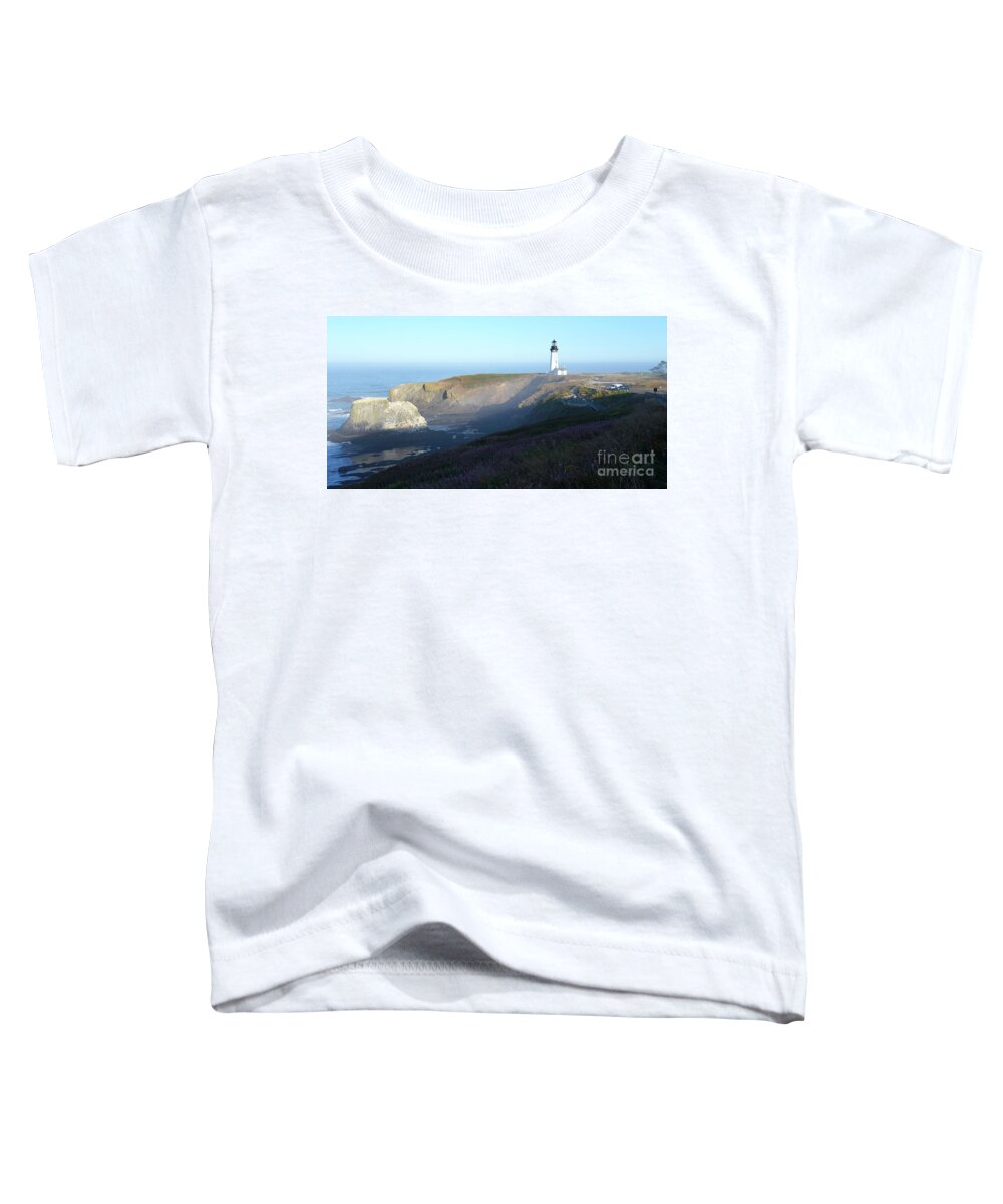 Denise Bruchman Photography Toddler T-Shirt featuring the photograph Yaquina Head Lighthouse by Denise Bruchman