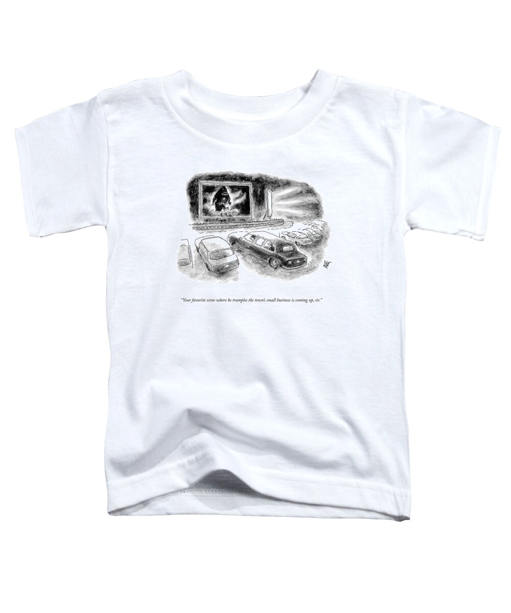 A25698 Toddler T-Shirt featuring the drawing Your Favorite Scene by Frank Cotham