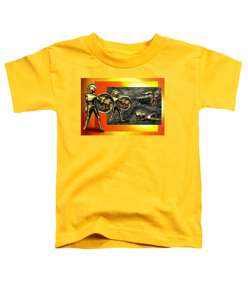 Troy Toddler T-Shirt featuring the relief The Legends of Troy. . . by Hartmut Jager