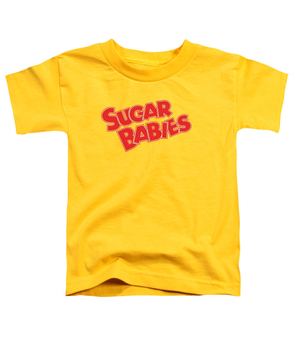 Tootsie Roll Toddler T-Shirt featuring the digital art Tootsie Roll - Sugar Babies by Brand A